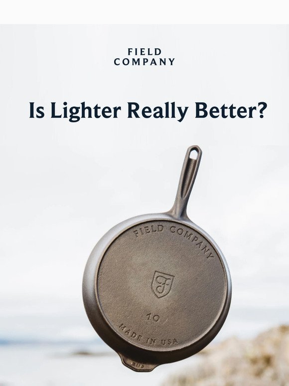 Is lighter cast iron really better? 🤔