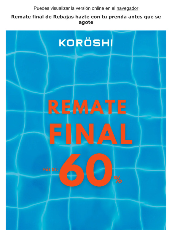 Remate Final, prendas desde 9,99€