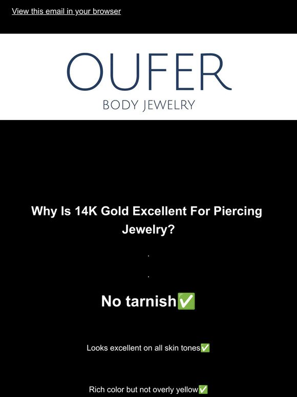 4 Pros👍of 14K Solid Gold Piercings, do you know that?💌