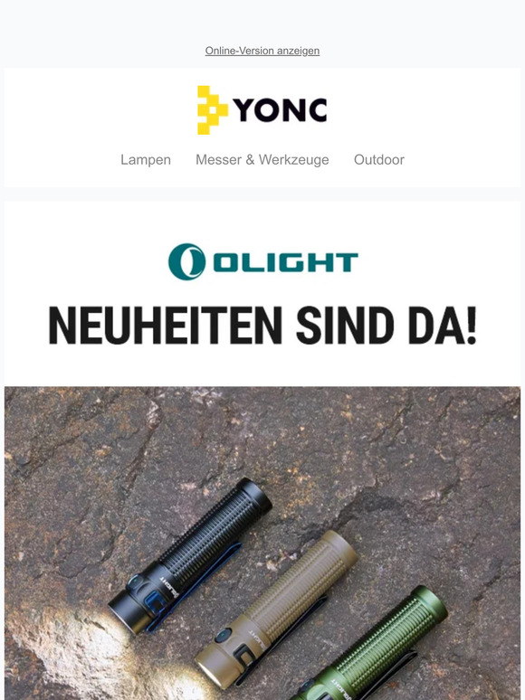 Die Neuheiten von Olight sind eingetroffen!