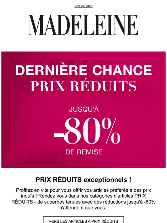 Madeleine robes online soldes