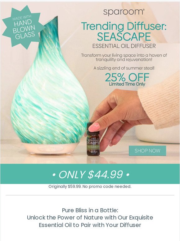 🌊 25% OFF Our Top Trending Diffuser: Seascape🌊