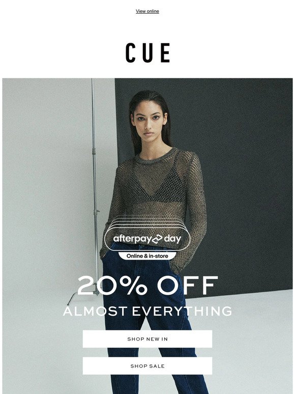 AFTERPAY DAY | 20% off almost everything