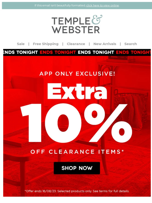 Unlock an EXTRA 10% off 🔓
