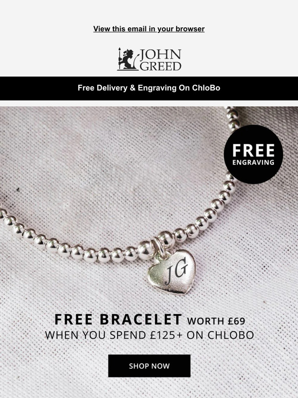 John greed sale pandora bracelet