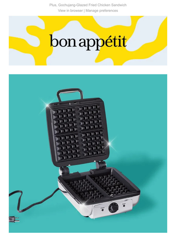 Bon Appétit The Best Waffle Maker, According to Bon Appétit Editors
