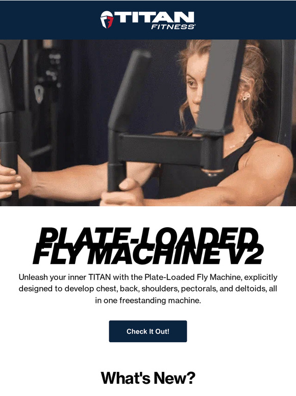 titan 🦅 Fly High with the PlateLoaded Fly Machine V2 Milled