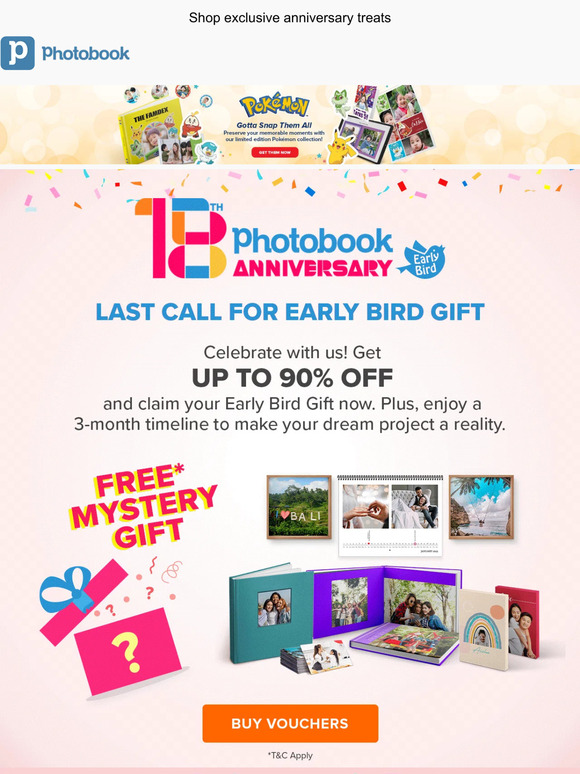Last Call: Claim your early bird gift 🎁