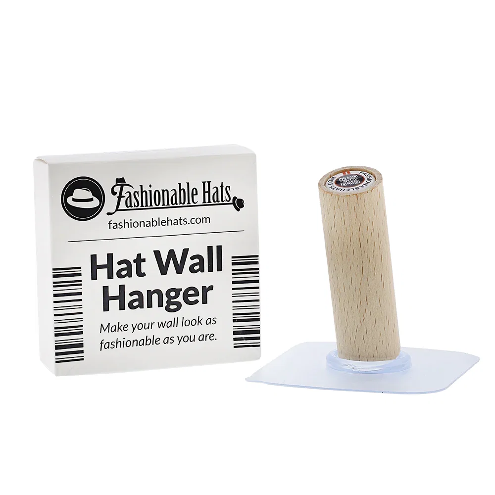 Image of Hat Wall Hanger - Self Adhesive Hook for Hats, Coats, Towels, Bags