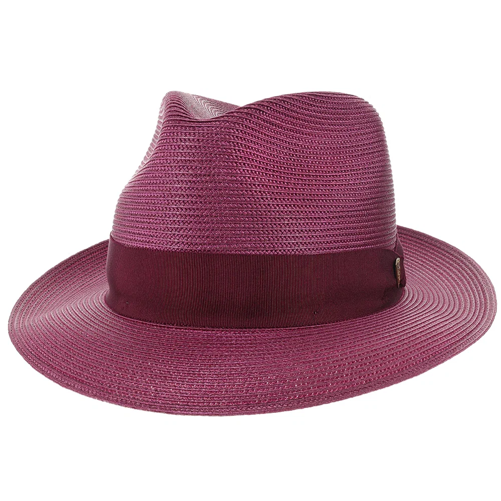 Image of Rosebud - Dobbs Straw Fedora Hat - DSRBUD