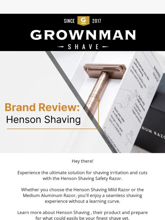 Brand Review: Henson Shaving