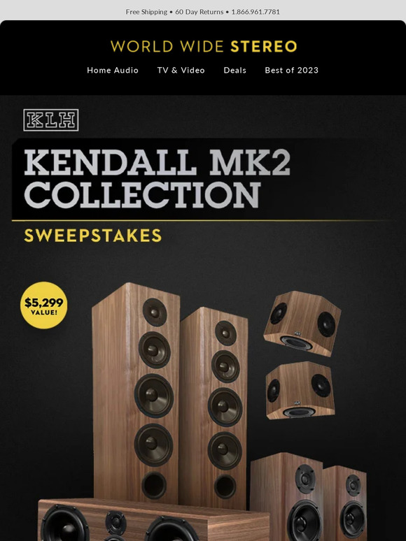 🚨 Epic Giveaway Alert: Win A Set Of All New KLH Kendall MK2 Speakers