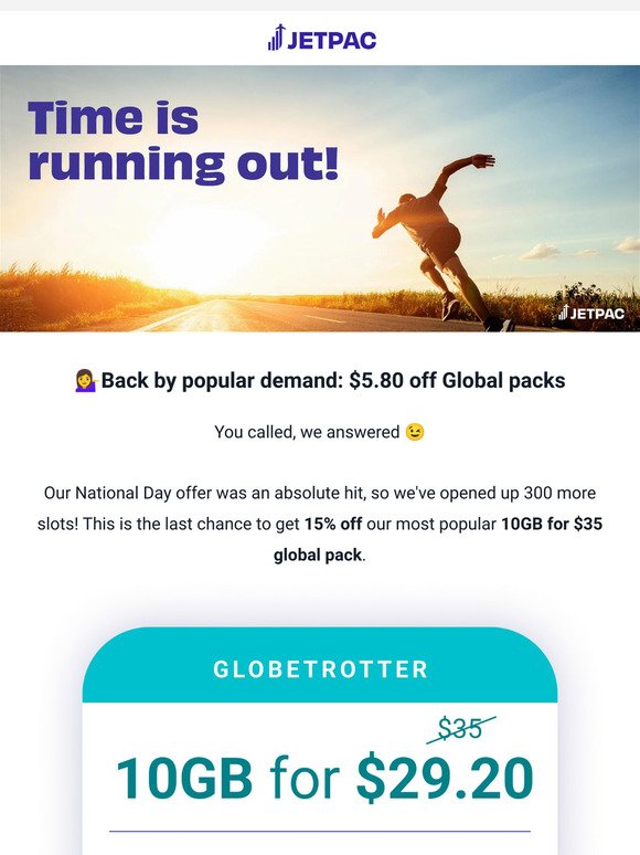 We heard you! 🤑 $5.80 off Global is back!