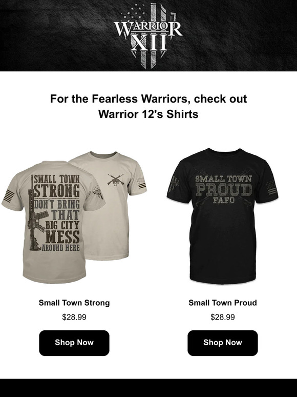 Stand Strong in Warrior 12 Gear!