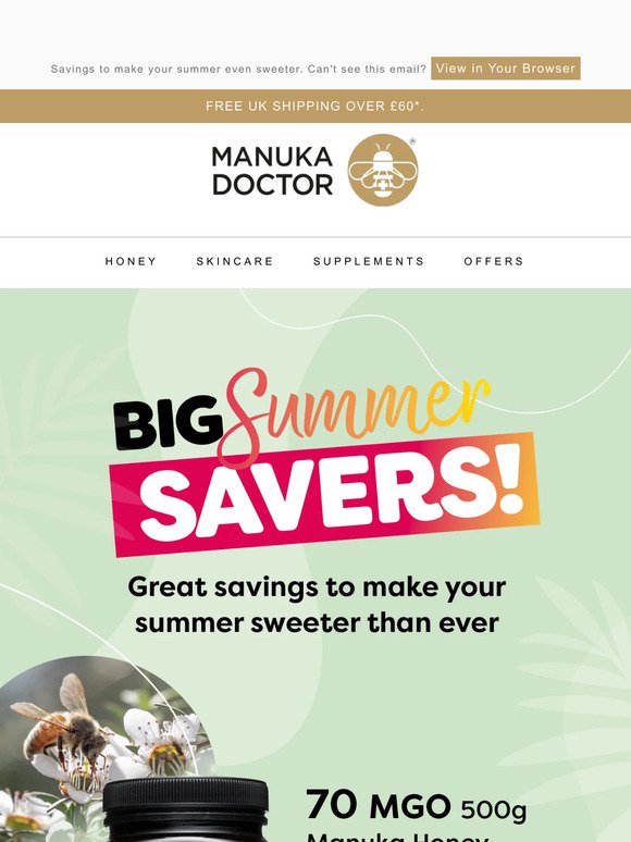 Huge savings on Manuka starts now! 👀🚨