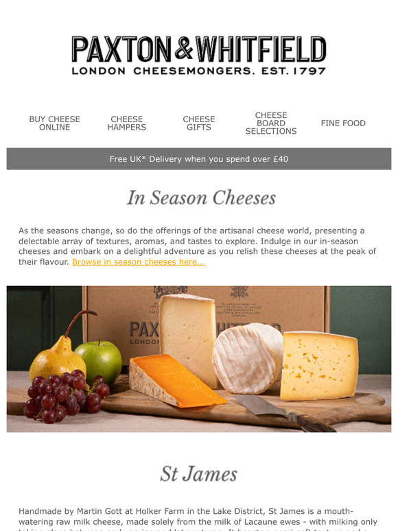 Savour the Season:- Indulge in Artisanal Cheeses at Their Peak