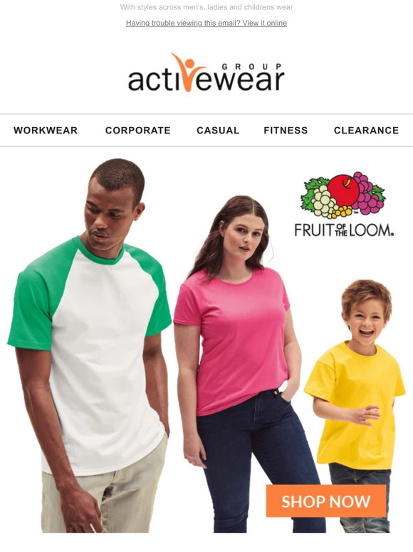 TRENDING | Fruit of the Loom