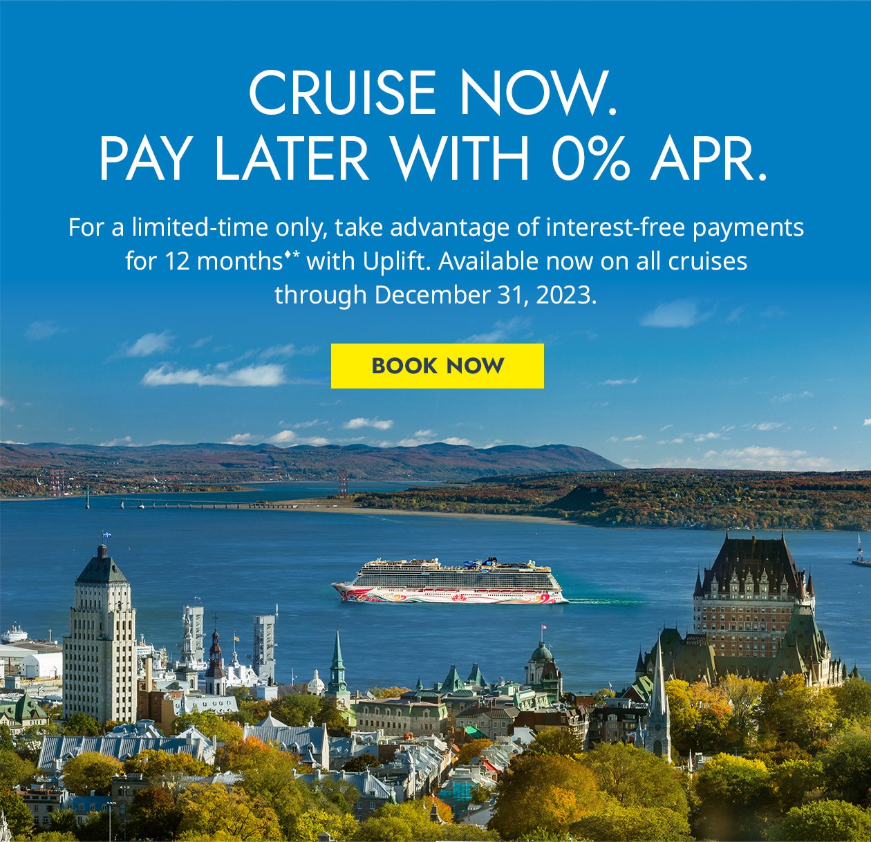 book a cruise now pay later