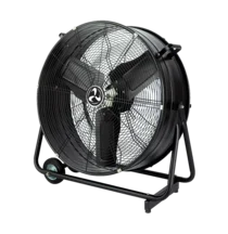 Priemyselný podlahový ventilátor CasaFan DF800 Eco IP54 SL, 123 W, (Ø x v) 88 cm x 92 cm, čierna (matná)