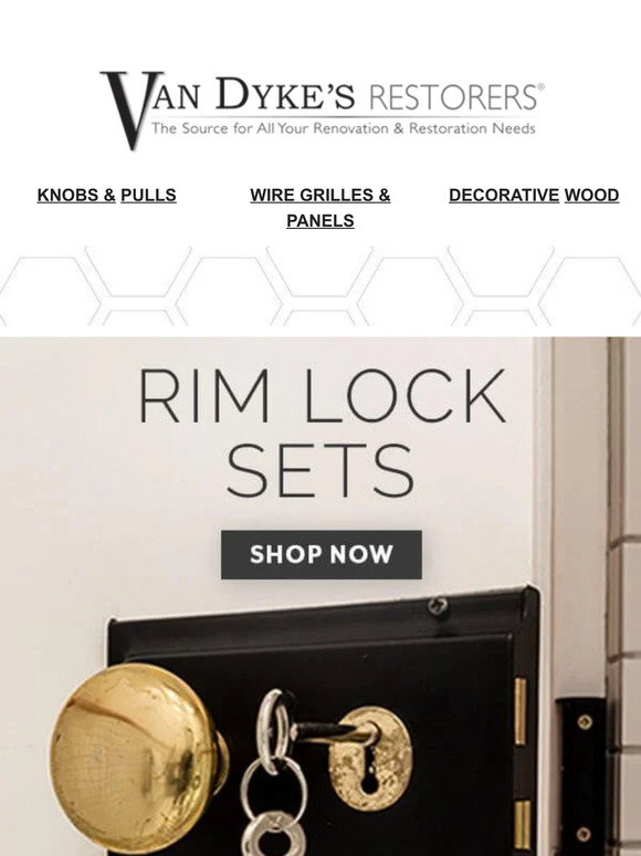 Van Dyke's Restorers: Rim Locks, Swap Out Hardware for a Vintage Touch ...