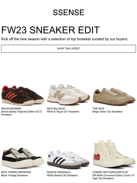 FW23 Sneaker Edit