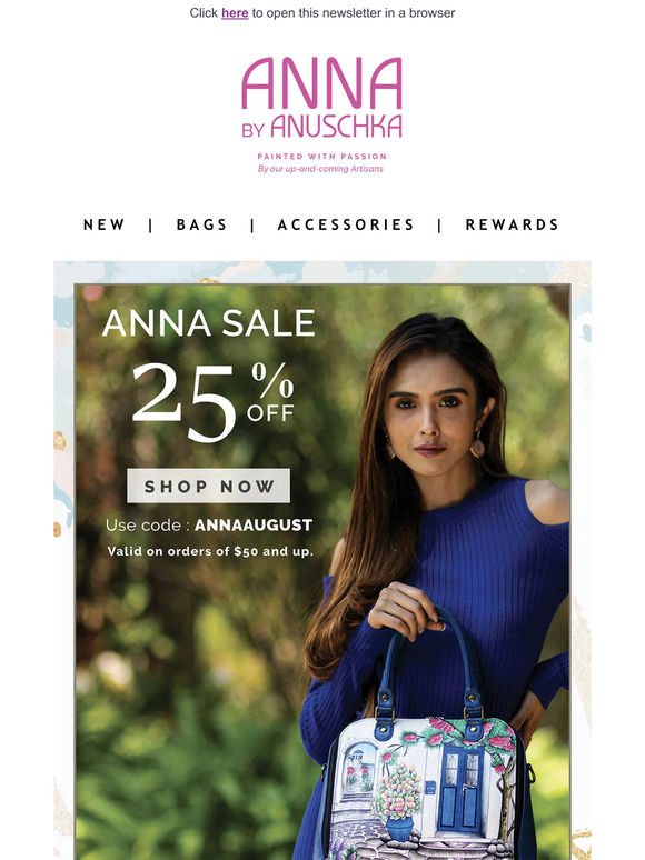 25% off Anna I Starring New Styles and Top Picks