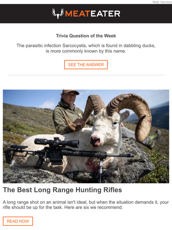 MeatEater Best Long Range Rifles Milled