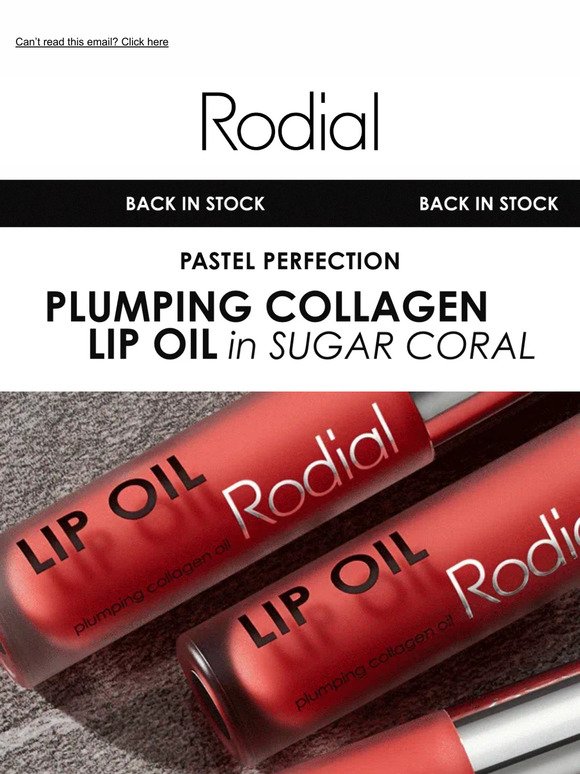 Back In Stock | Lip Oil in Sugar Coral