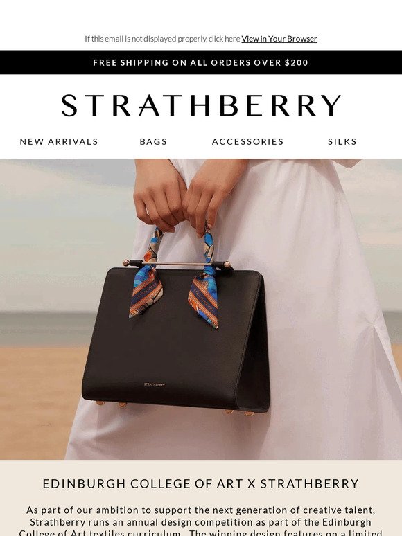 strathberry: Strathberry’s 2023 collaboration with Edinburgh College of ...
