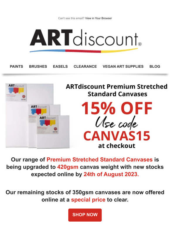 🎉  Save on Canvases! 🎉