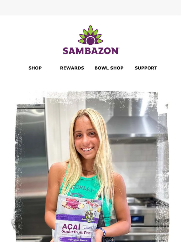 Try Surfer Sara's Smoothie Recipe! 🏄‍♀️