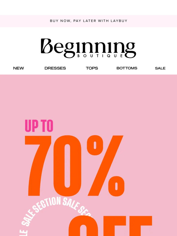 🚨 UP TO 70% OFF 🚨