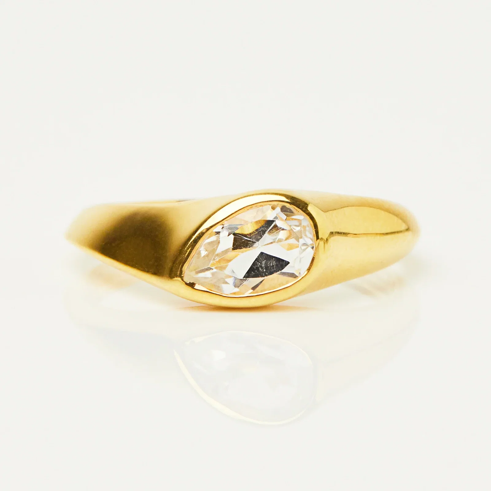 Image of Zoe Sugg Heal Intention Ring in Topaz