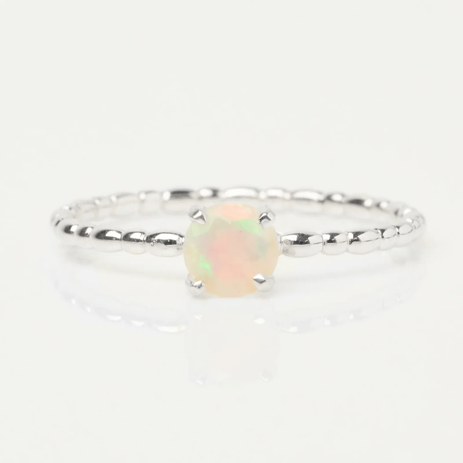 Image of Zoe Sugg Power Intention Ring in Opal