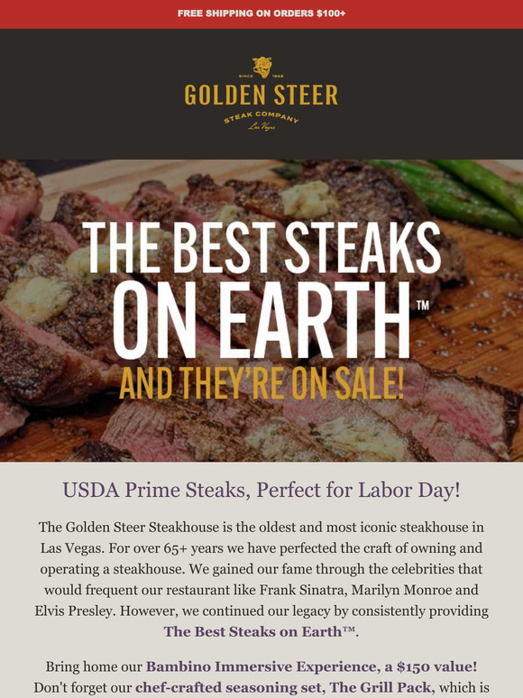 Golden Steer Gift Set