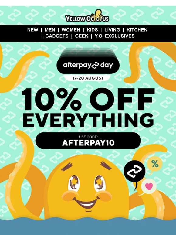 Afterpay Day Sale is Here! 🎊