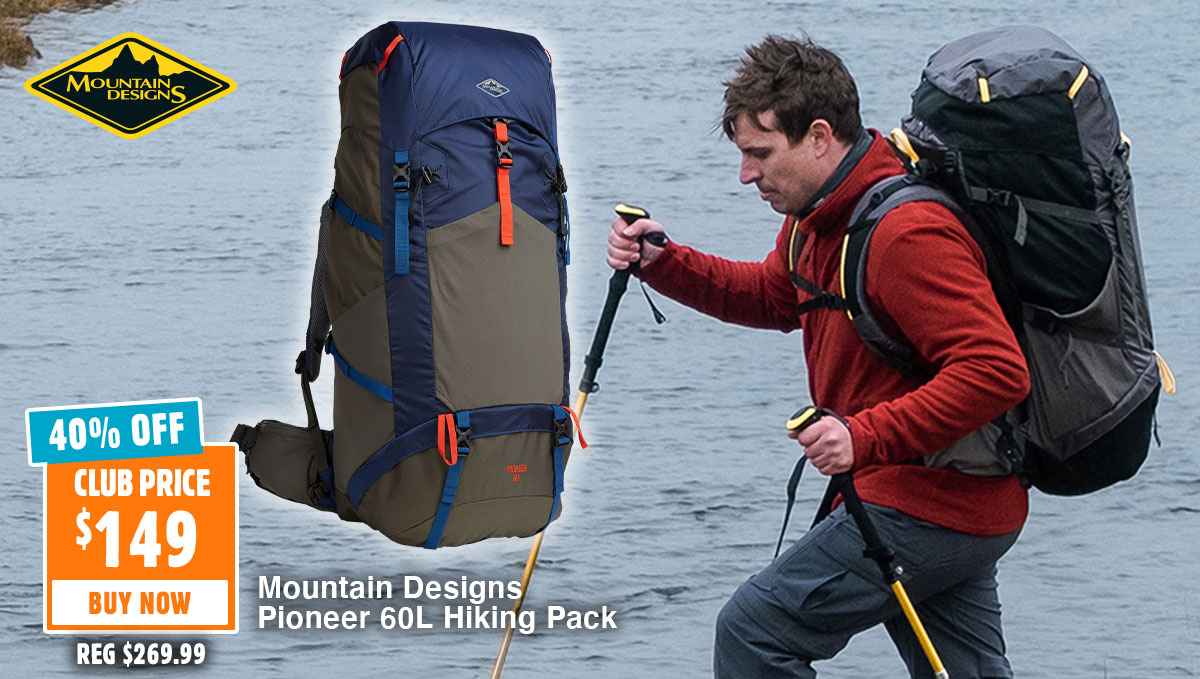Mountain Designs Pioneer 60L Hiking Pack