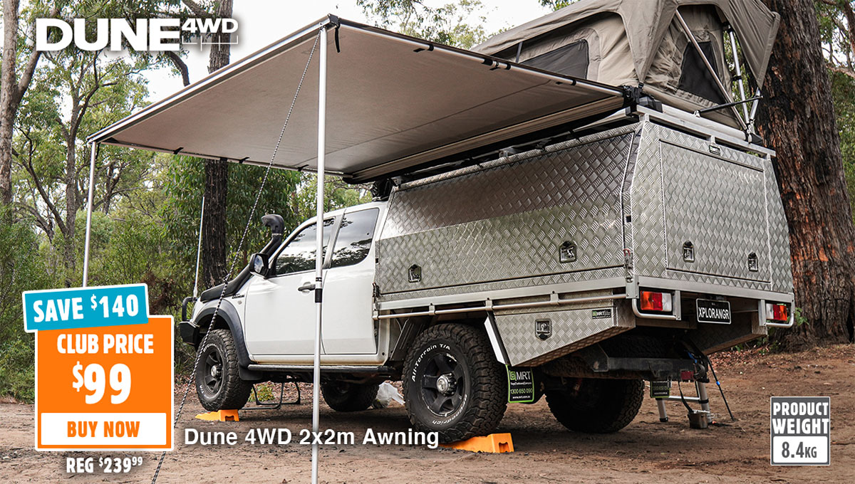 Dune 4WD 2x2m Awning