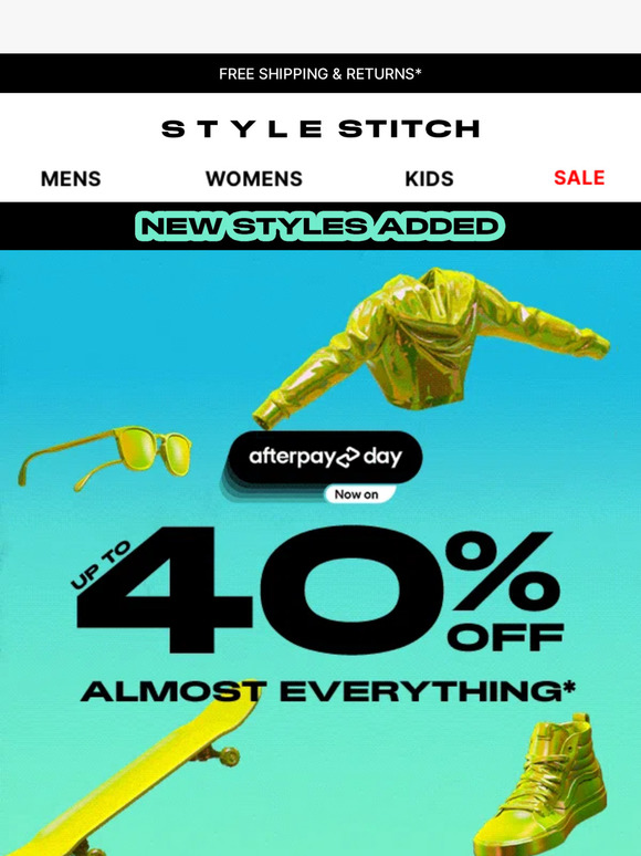 AFTERPAY DAY NOW ON 💥 NEW STYLES ADDED