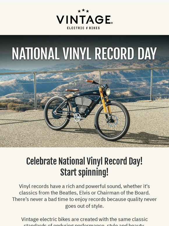 Celebrate National Vinyl Record Day!