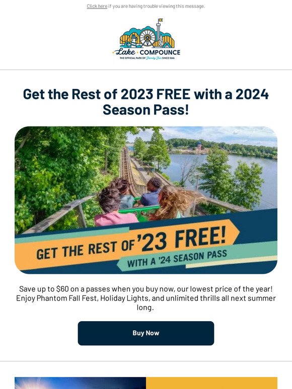 Lake Compounce 2024 Season Passes are Here! Milled