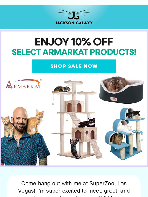 10% Off Armarkat & Come Hang with Me!