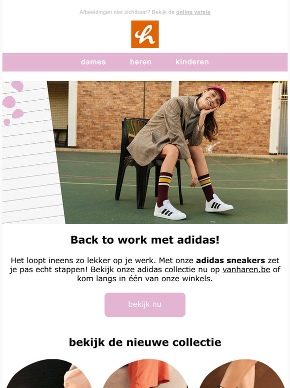 vanHaren: Werk in stijl met deze adidas sneakers 🥰 | Milled