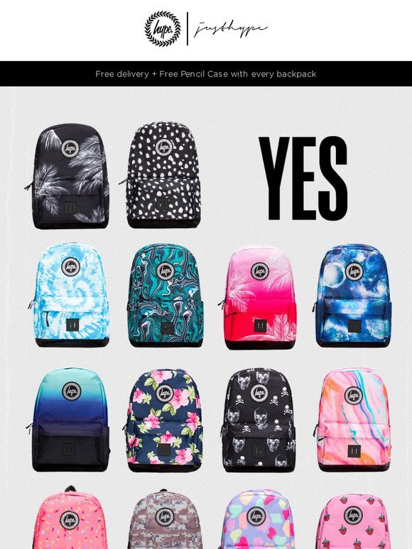 New shape New Styles backpacks? Yes please! 📚🎒