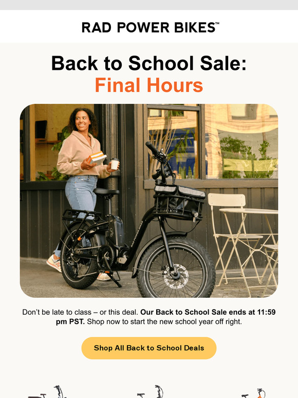 Final Hours 🔔 Back to School Sale