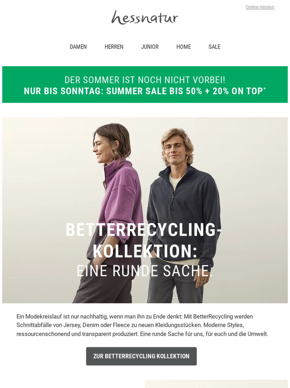 Neue BetterRecycling Kollektion || SALE mit 20% ON TOP nur noch bis Sonntag