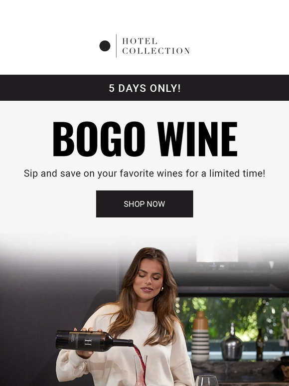 BOGO Wine for 5 Days Only!