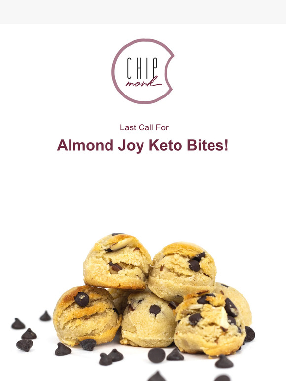 Last Call! Only 10 Pouches of Almond Joy Keto Bites Left 🏃‍♂️