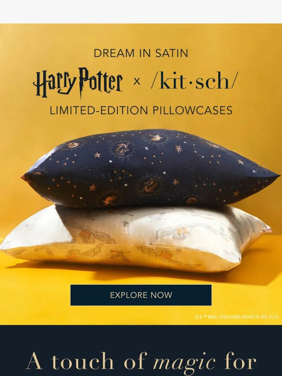 Magical Dreams Await with Harry Potter™ x Kitsch 🌃