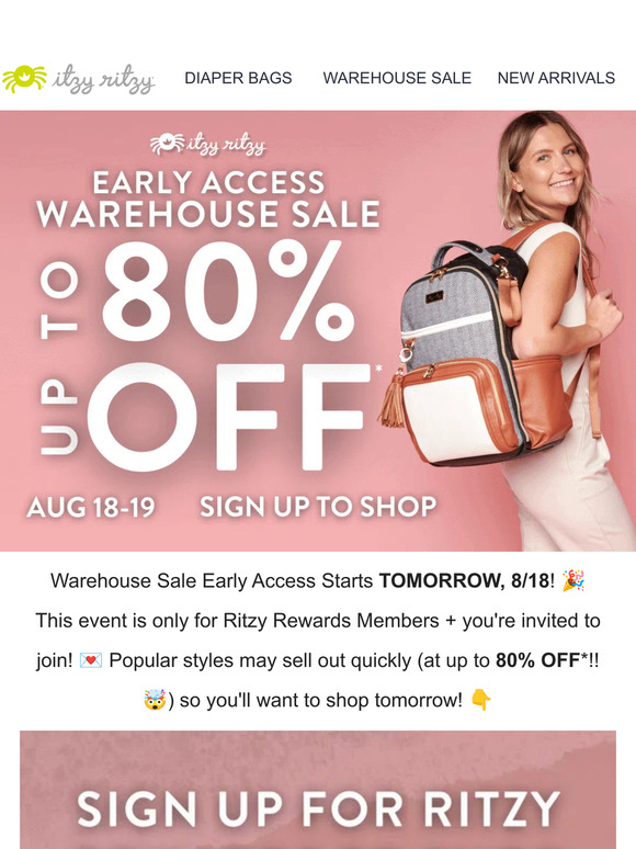 🌺 TOMORROW: Warehouse Sale Early Access